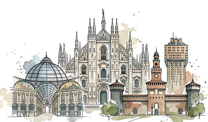 Milano: Galleria Vittorio Emanuele, Duomo, Castello Sforzesco e Torre Velasca